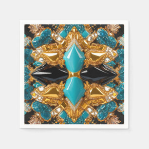 Guardanapo De Papel Abrigos de papel com Design de cores das Bahamas