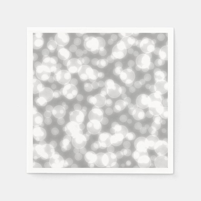 Guardanapo De Papel Abstrato Bokeh Fundo Napkins (Frente)