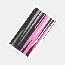 Abstrato branco e preto-e-rosa