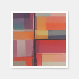 Guardanapo De Papel Abstrato de composição moderna