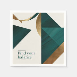 Guardanapo De Papel Abstrato Geométrico Modern poster minimalista