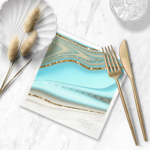 Guardanapo De Papel Abstrato Glitter Strata Wedding ID903