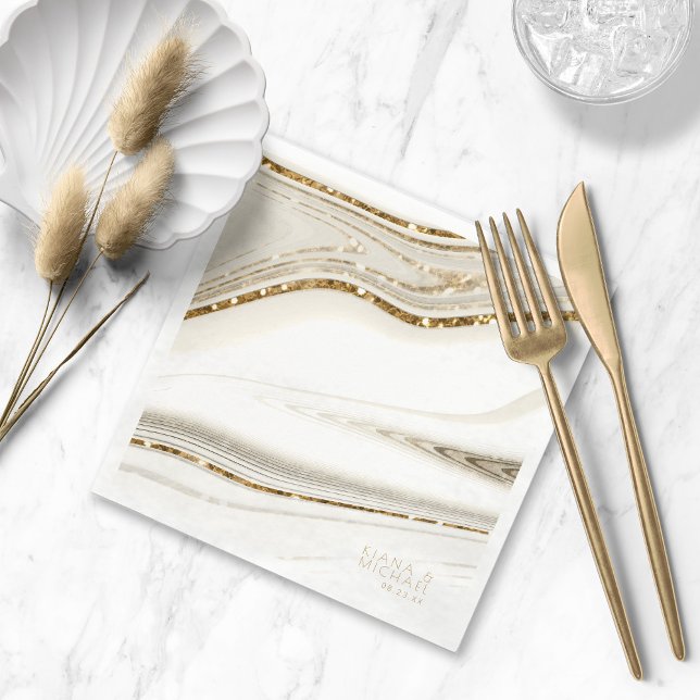 Guardanapo De Papel Abstrato Glitter Strata Wedding ID903 (Criador carregado)