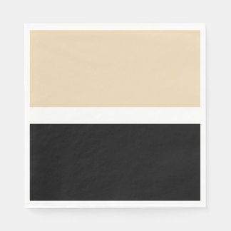 Guardanapo De Papel Abstrato preto bege