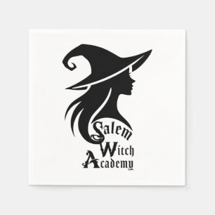 Guardanapo De Papel Academia de Bruxas de Salem Feitiçaria Bruxas Fest