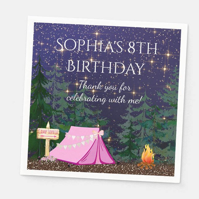 Guardanapo De Papel Acampamento de Luz (Criador carregado)