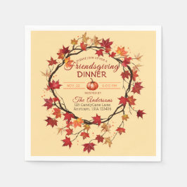 Guardanapo De Papel Ação de Amizade