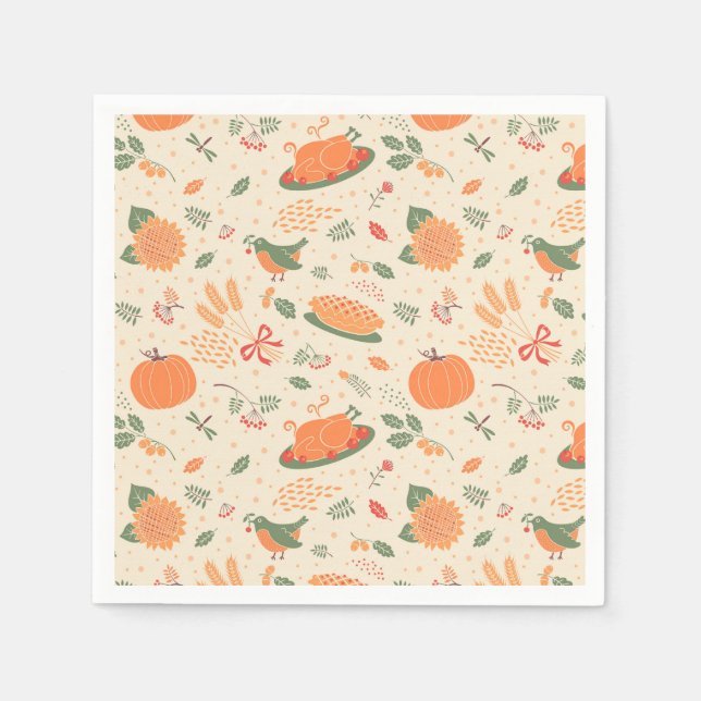 Guardanapo De Papel Ação de Graças (Frente)