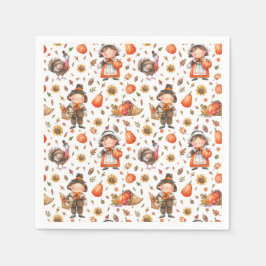 Guardanapo De Papel Ação de Graças Napkins