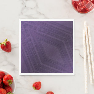 Guardanapo De Papel Aceitação   Padrão de Boho Eclético Violet