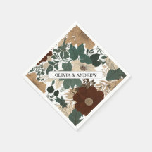 Acentos florais elegantes e paleta de cores moles