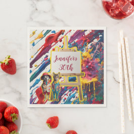 Guardanapo De Papel Acessórios de pintura para cafetões e pinturas