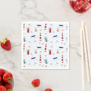 Guardanapo De Papel Acessórios para festa de aniversário náutico