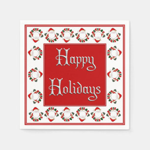 Guardanapo De Papel Acredite em Papais noeis Estilo 2-Papel Napkins