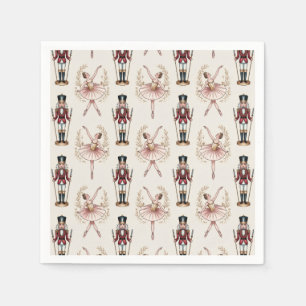 Guardanapo De Papel Acróbata de ballet e Quebra-Nozes moderno