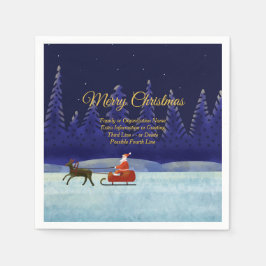 Guardanapo De Papel Adicionar Família / Nome da Organização Papais noe