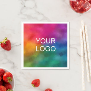 Guardanapo De Papel Adicionar texto do logotipo da empresa aqui Modelo