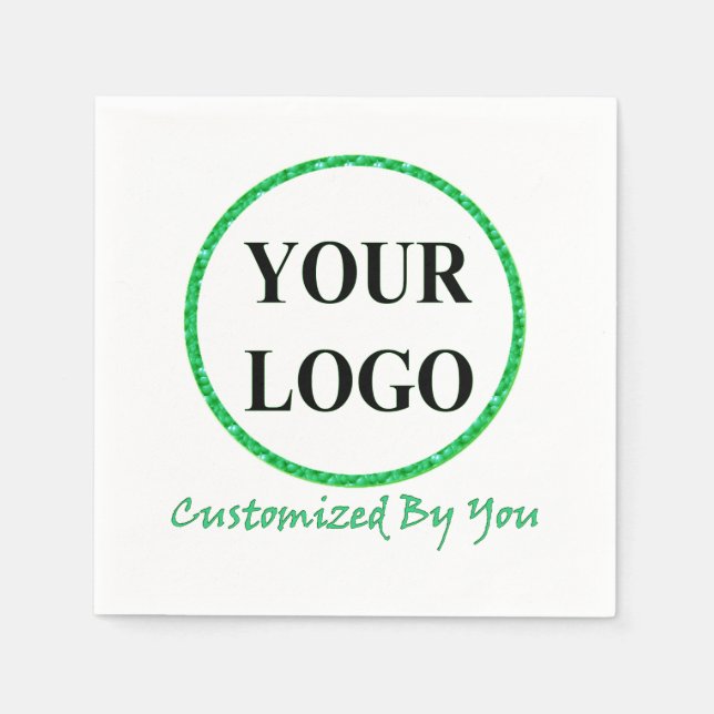 GUARDANAPO DE PAPEL ADICIONE O SEU LOGOTIPO AQUI (Frente)