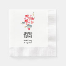 Adicto à pesca Tema de casamento Aquarela