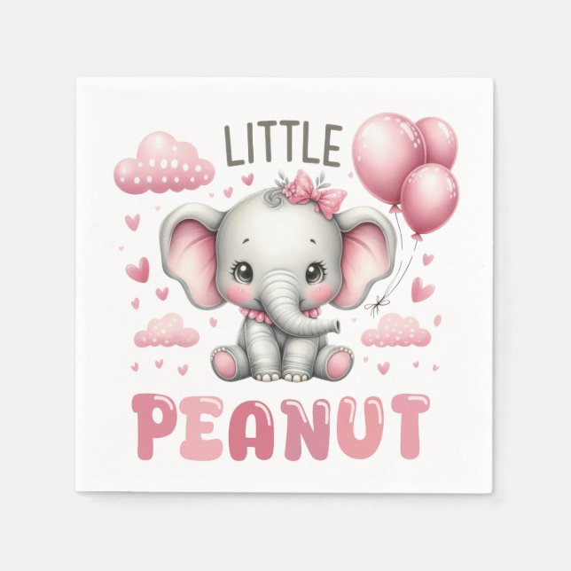 Guardanapo De Papel Adorable Girl Little Peanut  (Frente)