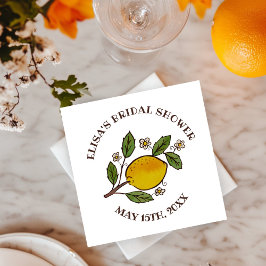 Guardanapo De Papel Adorável CHÁ DE PANELA de Lemons Rustic CUSTOM