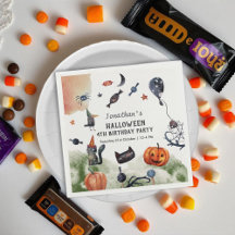 Adorável Halloween de Aniversário de criança de Aq