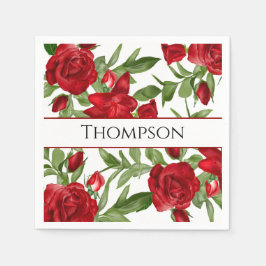 Guardanapo De Papel Adorável Personalidade Vermelha