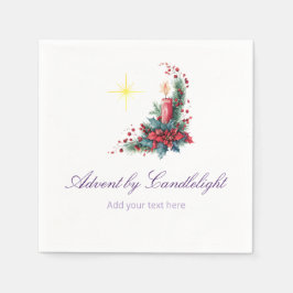 Guardanapo De Papel Advent by Candlelight Women Ministry P Christmas