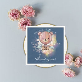 Guardanapo De Papel Adventure Aguarda o Chá de fraldas de balão de ar