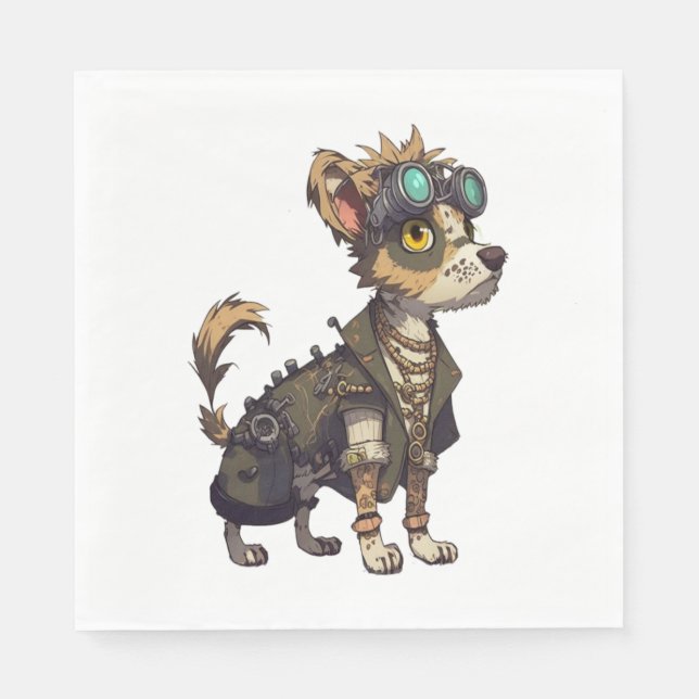 Guardanapo De Papel Adventure Dog (Frente)