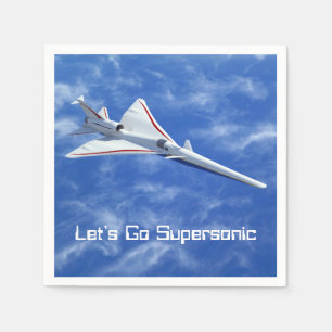 Guardanapo De Papel Aeronaves Supersônicas de Baixo Boom X-59