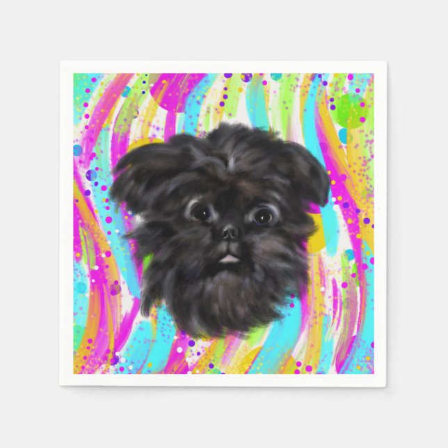 Guardanapo De Papel Affenpinscher (Frente)