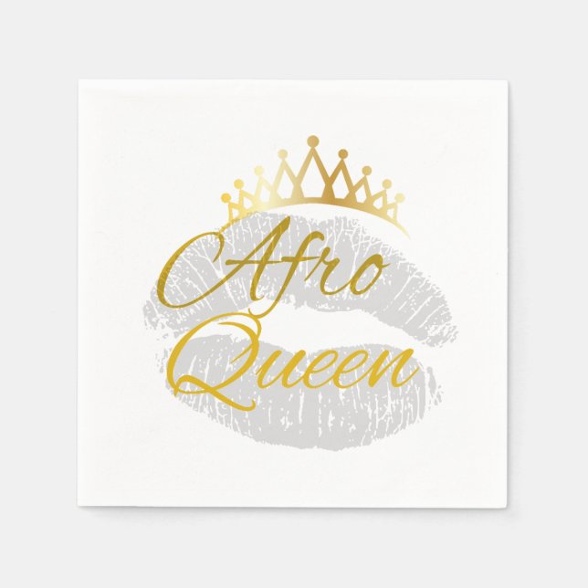 Guardanapo De Papel Afro Party Napkins (Frente)