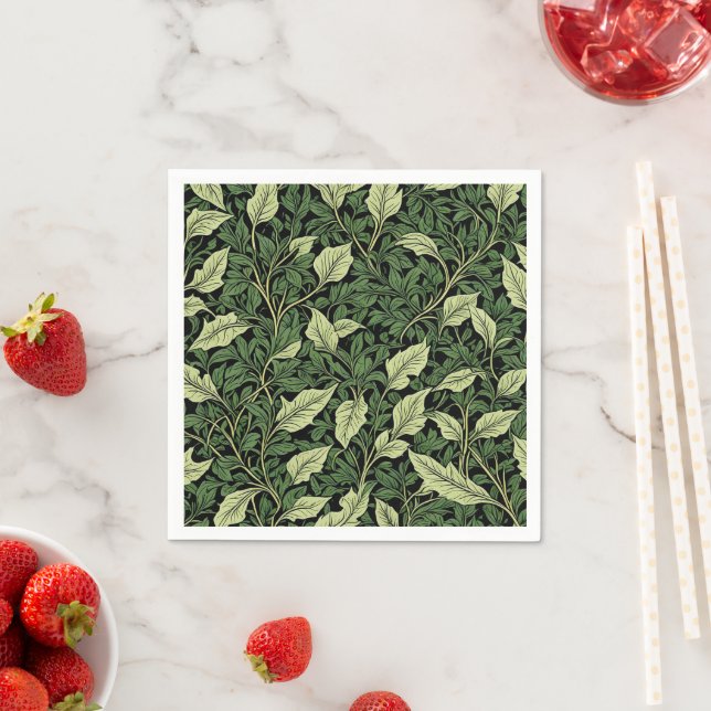 Guardanapo De Papel Agrupamento de Vinhas em Tons de Verde (Insitu)