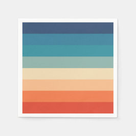 Guardanapo De Papel Aguardente de design de papel stripteado multicolo