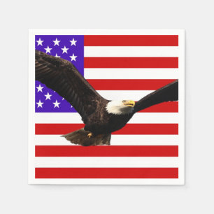 Guardanapo De Papel Águia americana EUA da bandeira de América