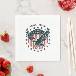 Guardanapo De Papel Águia Americana Retrô