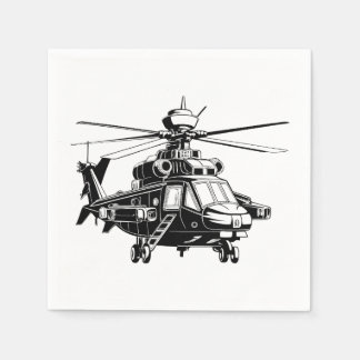 Guardanapo De Papel Ah 64 helicóptero Apache