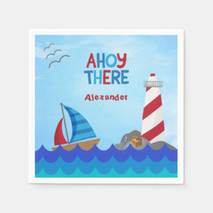 Guardanapo De Papel "Ahoy Ali" Tesouro Náutico