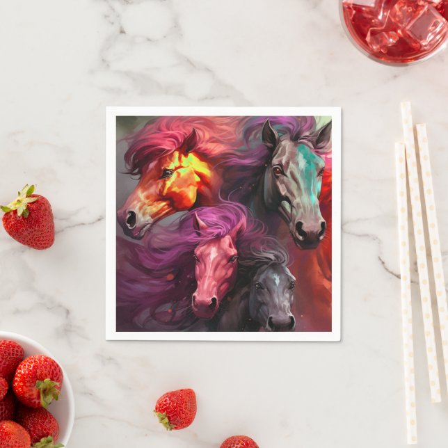 Guardanapo De Papel Ai Cavalos (Insitu)