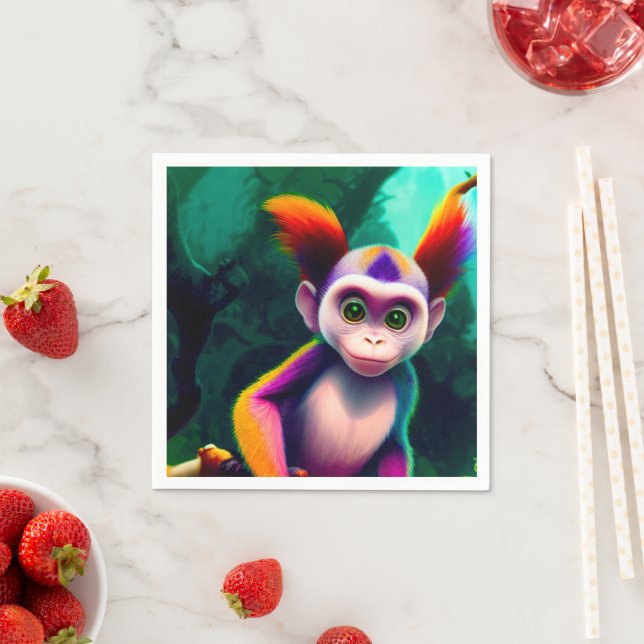 Guardanapo De Papel Ai Monkey (Insitu)