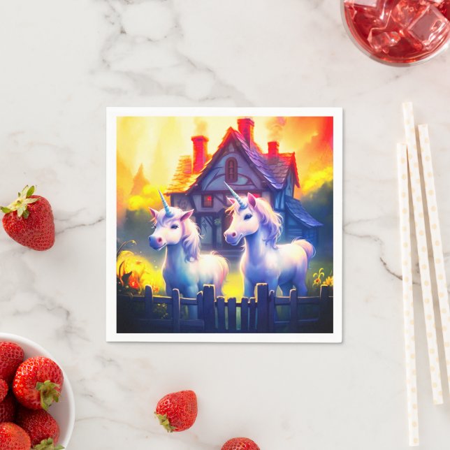 Guardanapo De Papel Ai Unicorns (Insitu)