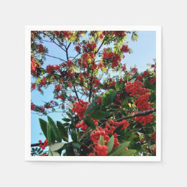 Guardanapo De Papel Airelas vermelhas