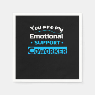 Guardanapo De Papel Ajuda Emocional Colega de Trabalho Sloth Engraçado