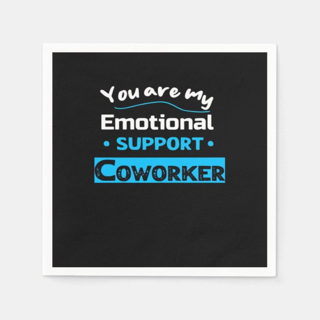 Guardanapo De Papel Ajuda Emocional Colega de Trabalho Sloth Engraçado (Frente)