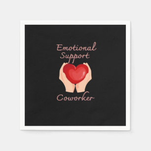 Guardanapo De Papel Ajuda Emocional Coworker Viral Cote e Largura