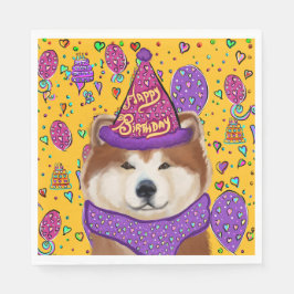 GUARDANAPO DE PAPEL AKITA DOG