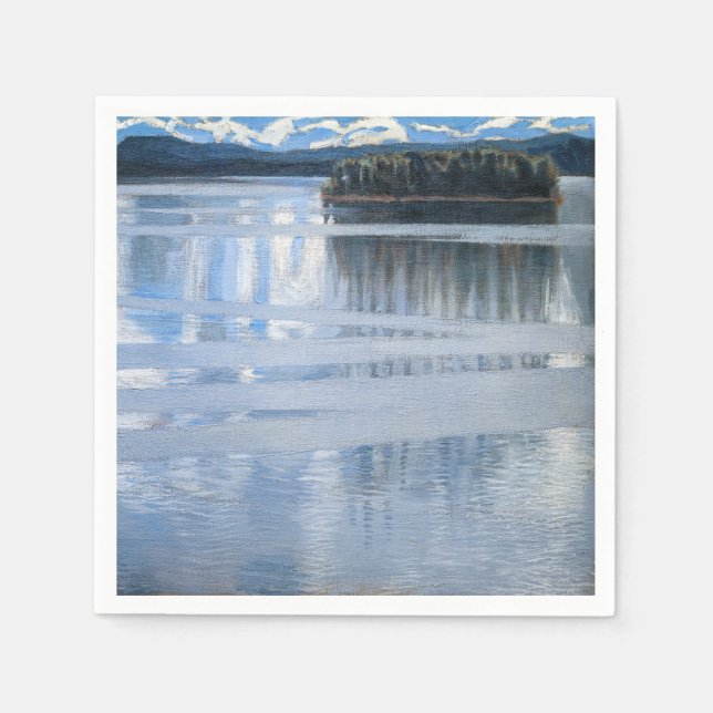 Guardanapo De Papel Akseli Gallen-Kallela - Lago Keitele (Frente)