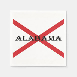 Guardanapo De Papel Alabama e Flag Pnt
