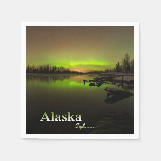 Guardanapo De Papel Alaska Sigh.... (Frente)
